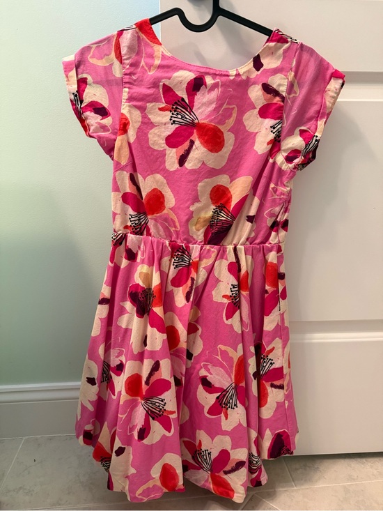 Tea Collection Other - Tea Collection Pink Floral Short-Sleeve Casual Dress